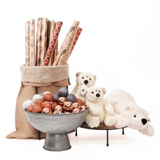 Christm-Sack-Set-with-Wrapping-Paper-soft-toys-and-Galvanised-bowl Christm-Sack-Set-with-Wrapping-Paper-soft-toys-and-Galvanised-bowl