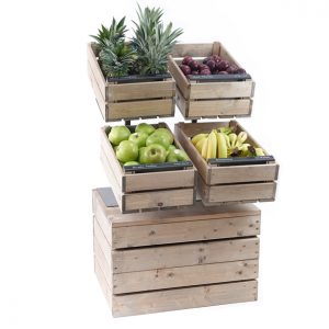 Tilt-stand-on-double-plinth-Fruit-display