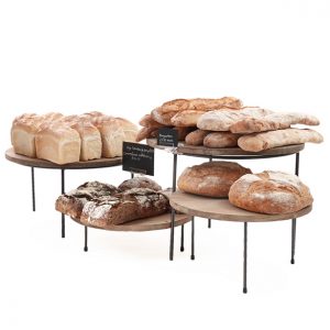 Merchandising-risers-with-chunky-tops-bakery-display
